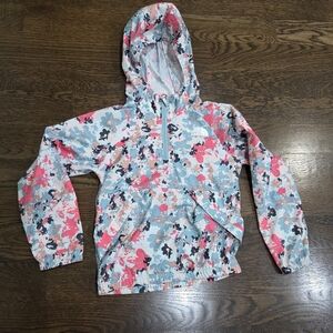The North Face Multicolor Floral Windbreaker Jacket Sz.XS Youth Unlined